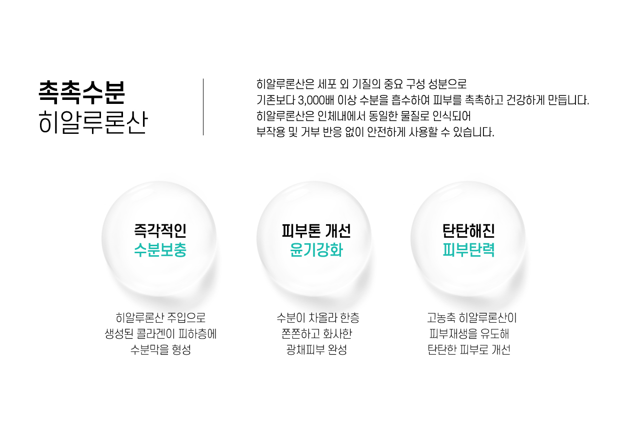 히알루론산 물광주사